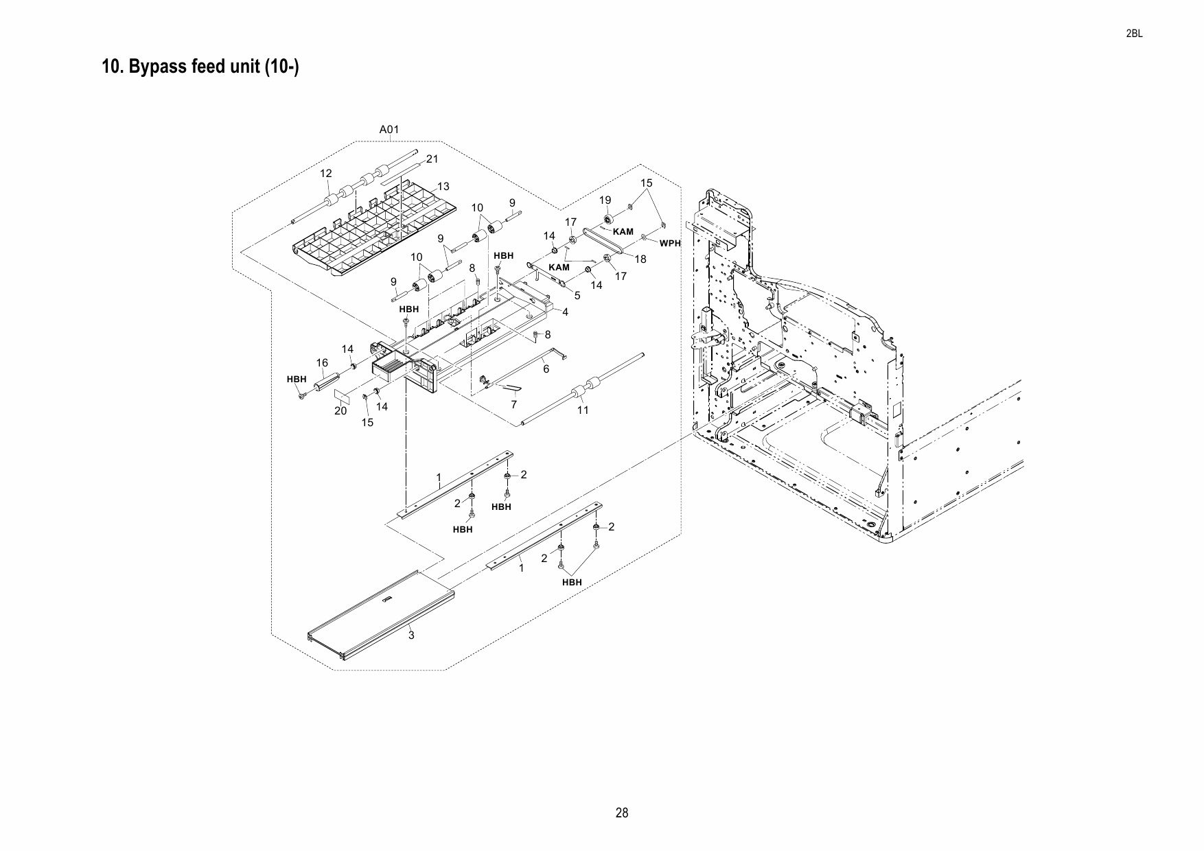 KYOCERA LaserPrinter FS-9100DN 9500DN Parts Manual-5